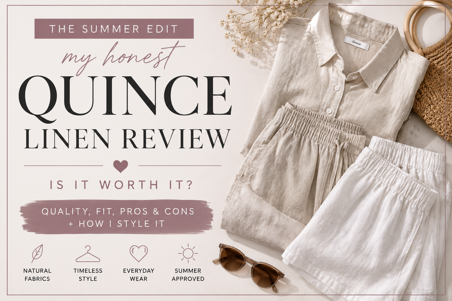 My Honest Quince Linen Review After Wearing It All Summer